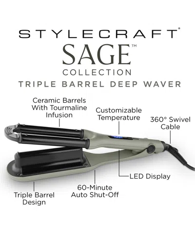 Stylecraft Professional Sage Triple Barrel Deep Waver