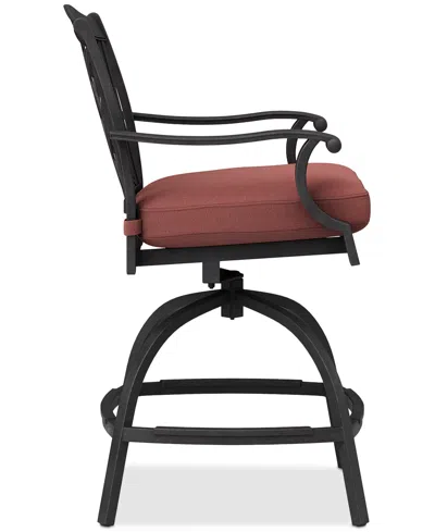 Agio Wythburn Outdoor Firepit Bar Height Bar Stool, Created For Macy's