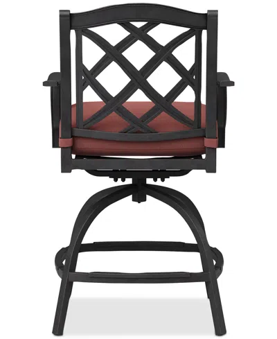 Agio Wythburn Outdoor Firepit Bar Height Bar Stool, Created For Macy's