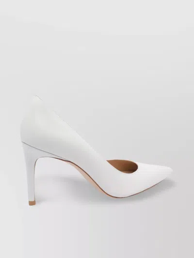 Stuart Weitzman 75mm Stuart Power Pointed-toe Leather Pumps