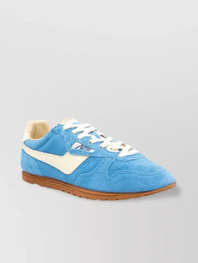 Autry Windspin Suede And Leather Low-top Sneakers In Multi