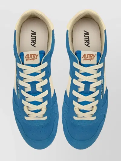 Autry Windspin Suede And Leather Low-top Sneakers In Multi