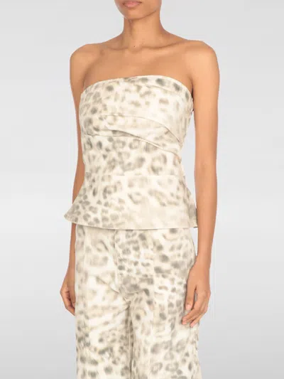 Rotate Birger Christensen Rotate Green Cotton Top