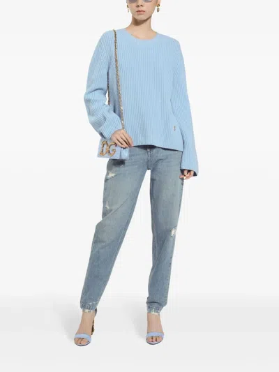 Dolce & Gabbana Jeans With Mini-ripped Details In Multi