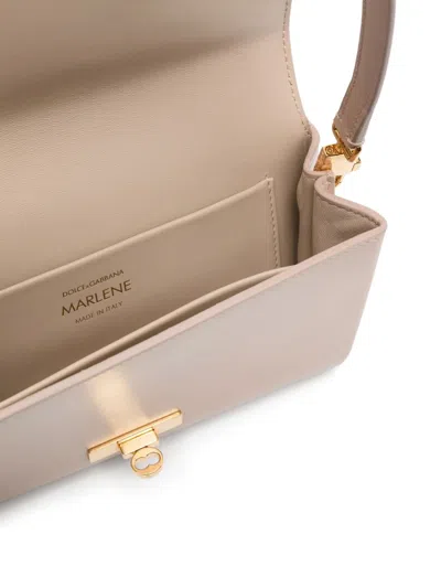 Dolce & Gabbana Mini Palmellato Ottone Vin Shoulder Bag In Pink