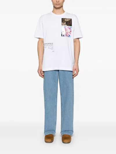 Dries Van Noten White Oversized Cotton T-shirt