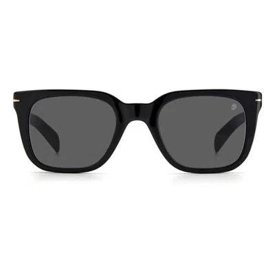 David Beckham Grey Square Men's Sunglasses Db 7047/s 02m2/ir 51