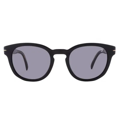 David Beckham Grey Oval Men's Sunglasses Db 1046/s 0807/ir 50