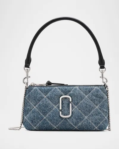 Marc Jacobs "snapshot" Convertible Shoulder Bag In Blue