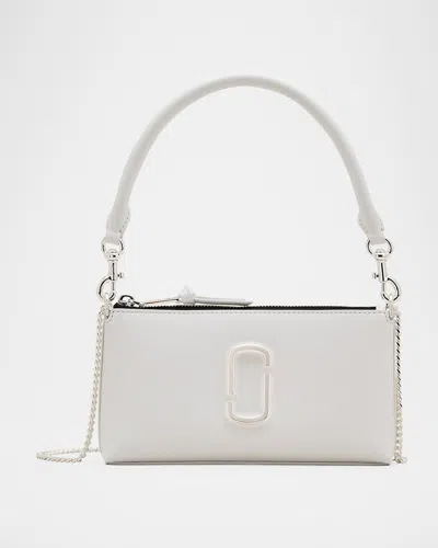 Marc Jacobs The Snapshot Dtm Pochette Shoulder Bag In White