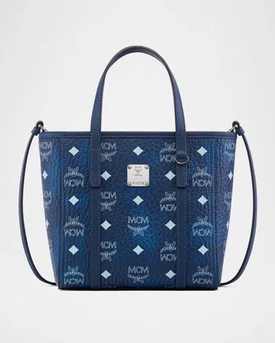 Mcm Toni Mini Visetos Shopper Top-handle Bag