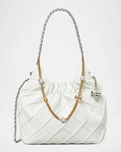 Tory Burch Mini Fleming Soft Distressed Drawstring Bag