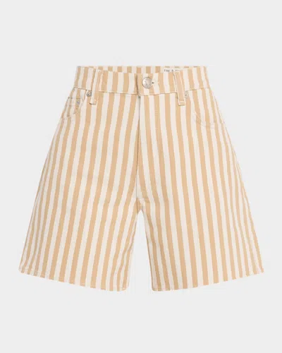 Rag & Bone Kaia Stripe Denim Shorts