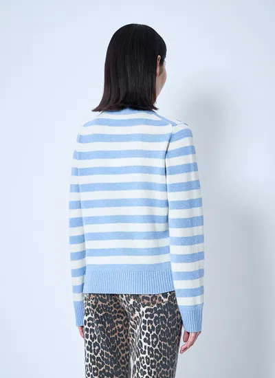 Ganni Mixed Colours Women's Knit Sweater. In Multi