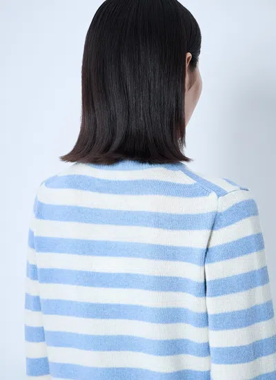 Ganni Mixed Colours Women's Knit Sweater. In Multi