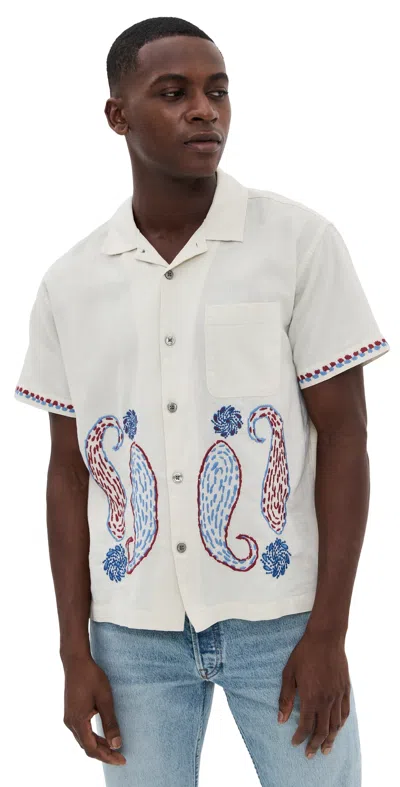 Obey Quentin Woven Shirt Birch Multi