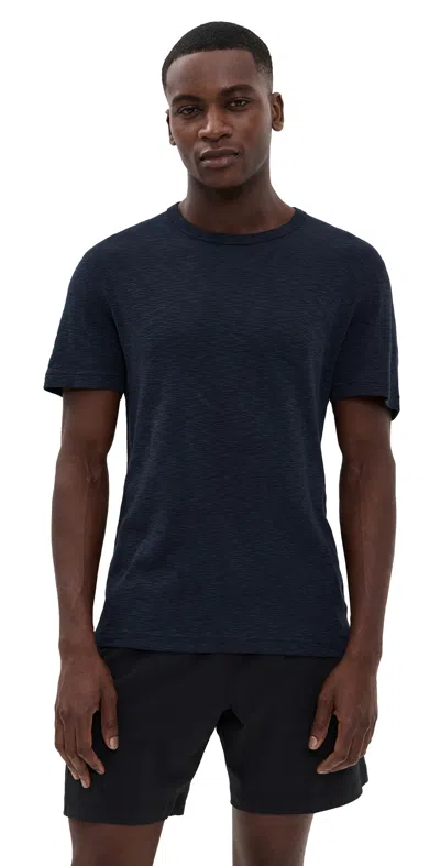 Reigning Champ 1x1 Slub Slim T-shirt Navy
