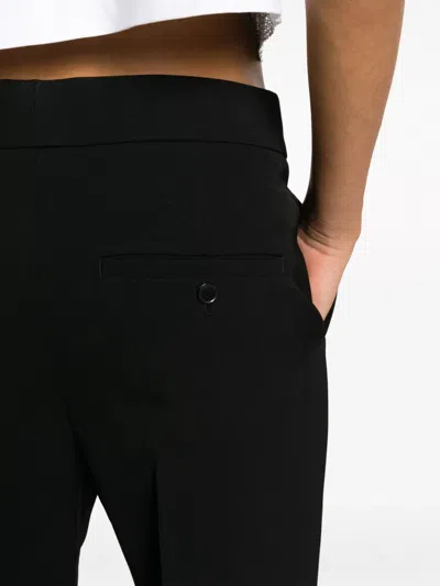 Givenchy Women Black Wool Blend Flared Leg Pant