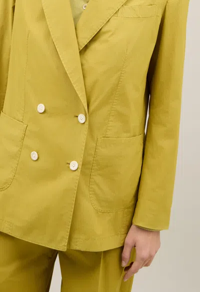 Boglioli Light Popeline Maia Blazer In Green