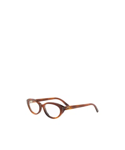 Dior Full Frame Plain Mirror In Brown