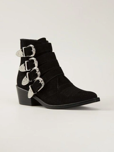 Shop Toga 'pulla' Ankle Boots In Black