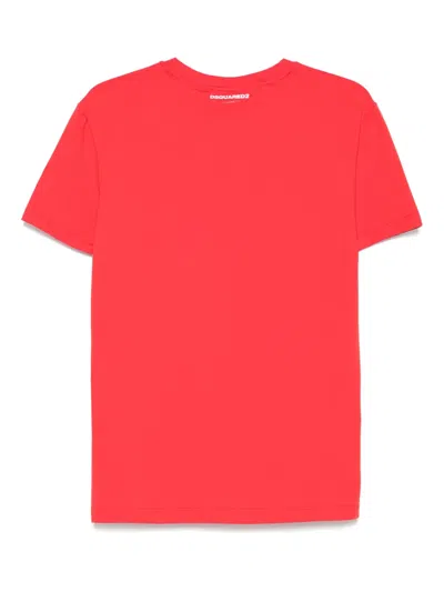 Dsquared2 Cotton T-shirt In Red