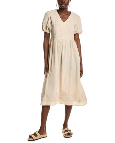 Anna Kay Renou Midi Dress In Neutral