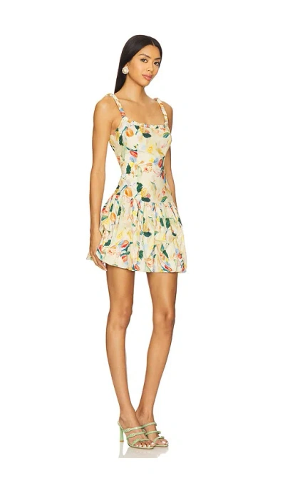 astr drop waist dress Ovina Floral Smocked Drop-Waist Maxi Dress main image 0