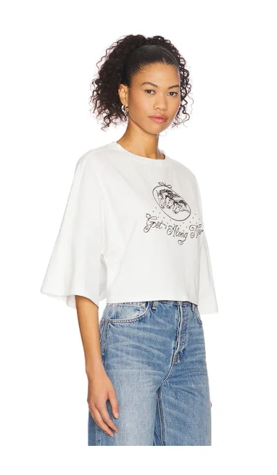 Understated Leather X Revolve Get Along Crop Top In White