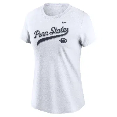 Nike Penn State Athletic Prep Arch Local Script  Women's College T-shirt