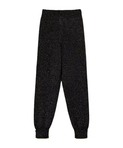 Twinset Twin-set Luxurious Wool-cashmere Blend Trousers