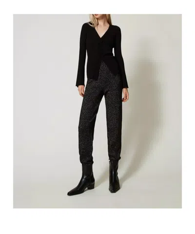 Twinset Twin-set Luxurious Wool-cashmere Blend Trousers