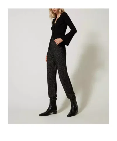 Twinset Twin-set Luxurious Wool-cashmere Blend Trousers