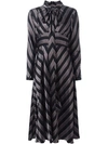 MARC JACOBS striped midi dress,DRYCLEANONLY