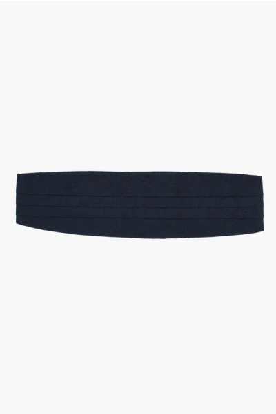 Corneliani Satin-finish Pleated Cummerbund