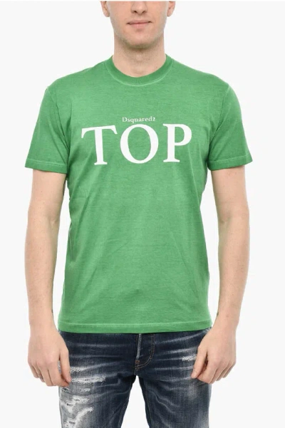 Dsquared2 Crew-neck T-shirt With Frontal Print