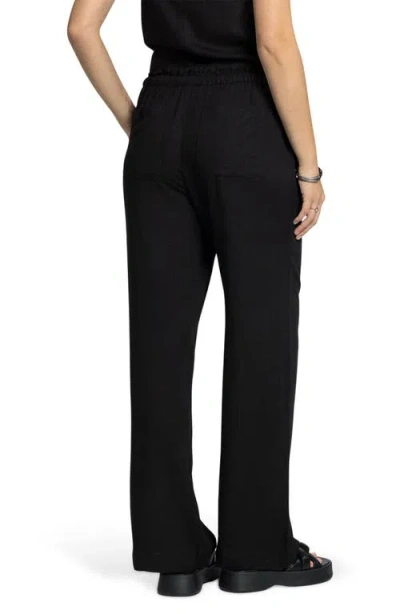 Thread & Supply Arcadia Drawstring Wide Pants In Black