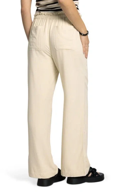 Thread & Supply Arcadia Drawstring Wide Pants In White