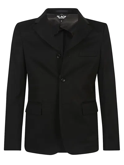 Comme Des Garçons Tailored Single-breasted Jacket Back Vent In Black