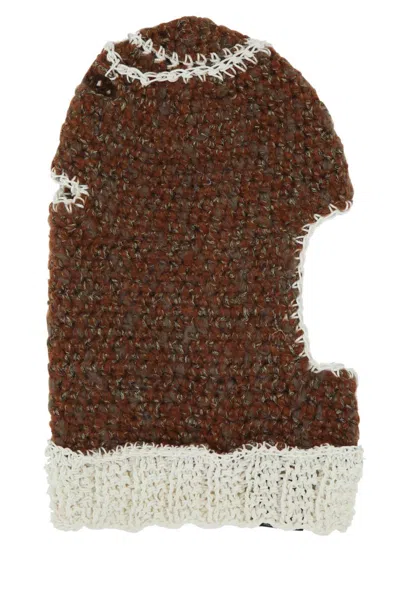 Vitelli Contrasting Trimmings Knitted Balaclava In Multi