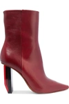 VETEMENTS Textured-leather ankle boots