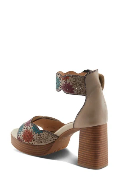 L'artiste By Spring Step Bangles Ankle Strap Platform Sandal