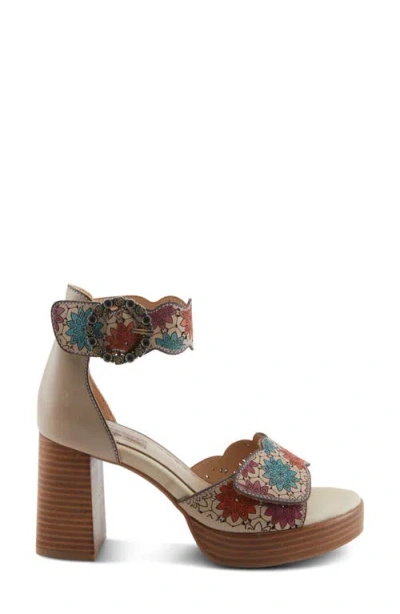 L'artiste By Spring Step Bangles Ankle Strap Platform Sandal