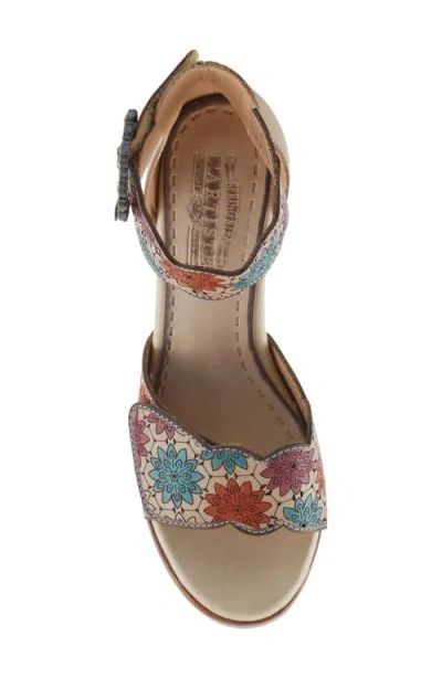 L'artiste By Spring Step Bangles Ankle Strap Platform Sandal