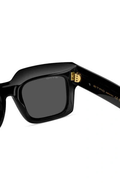 Etro 52mm Rectangular Sunglasses