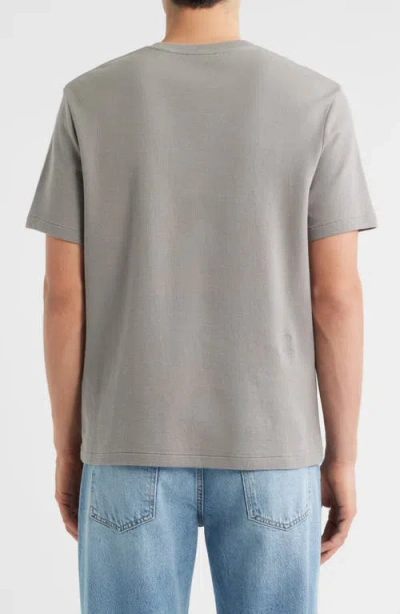 Frame Duo Fold Cotton-jersey T-shirt In Gray