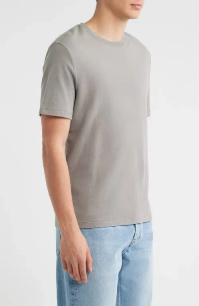 Frame Duo Fold Cotton-jersey T-shirt In Gray