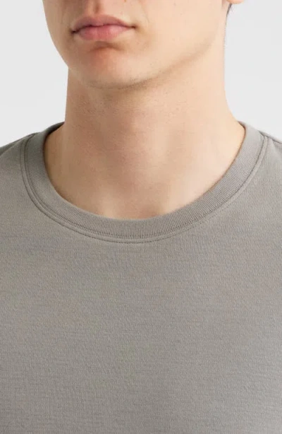 Frame Duo Fold Cotton-jersey T-shirt In Gray