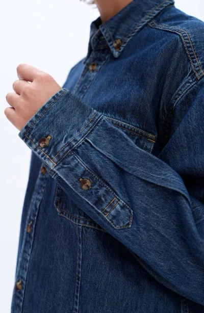 Bayeas Oversize Denim Button-up Shirt