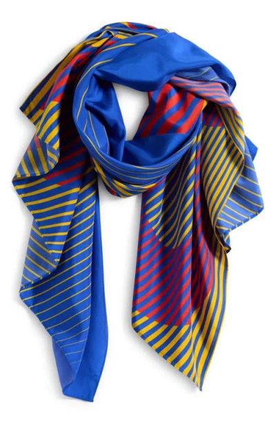 Lack Of Color Color Print Long Scarf